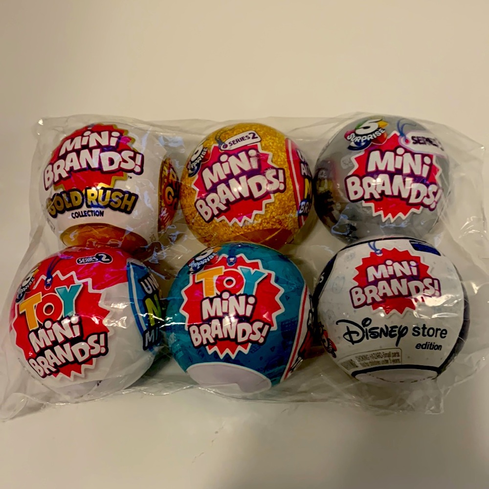 Zuru 5 surprise mini brands lot of (6) different series brand new sealed